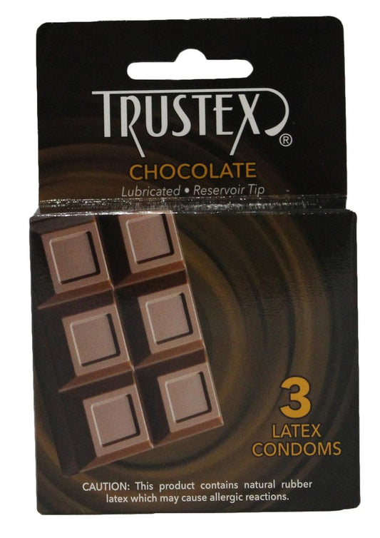 Trustex Chocolate Flavored Lubricated Latex Condoms
