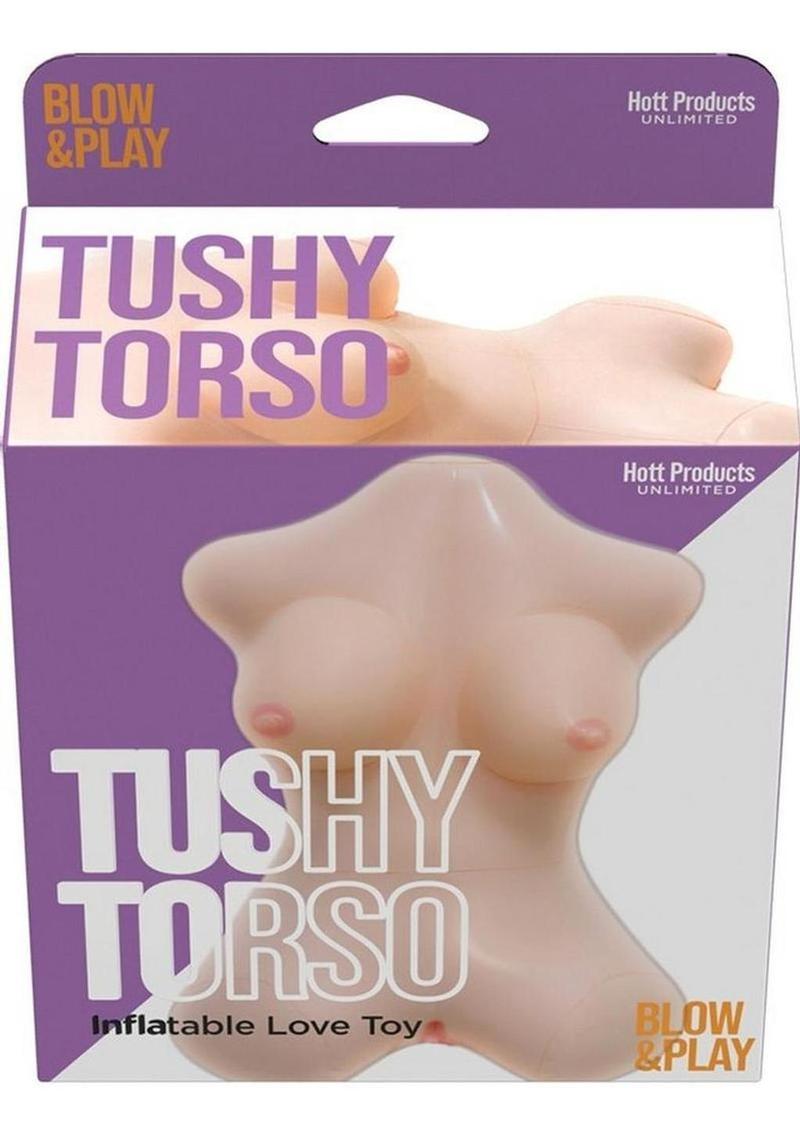 Tushy Torso Inflatable Love Toy With Vaginal Hole