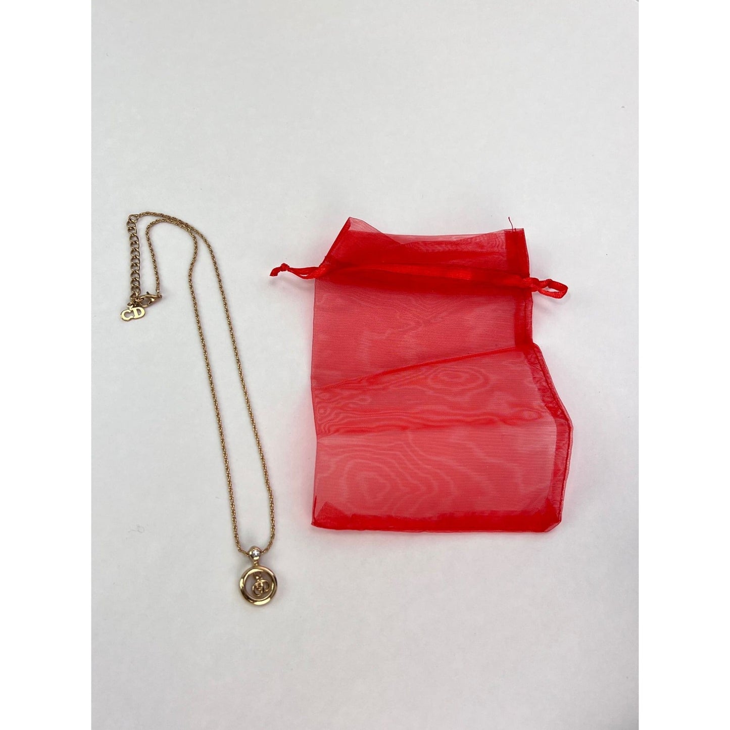 Christian Dior Multi Star Adjustable Silver Finish Necklace