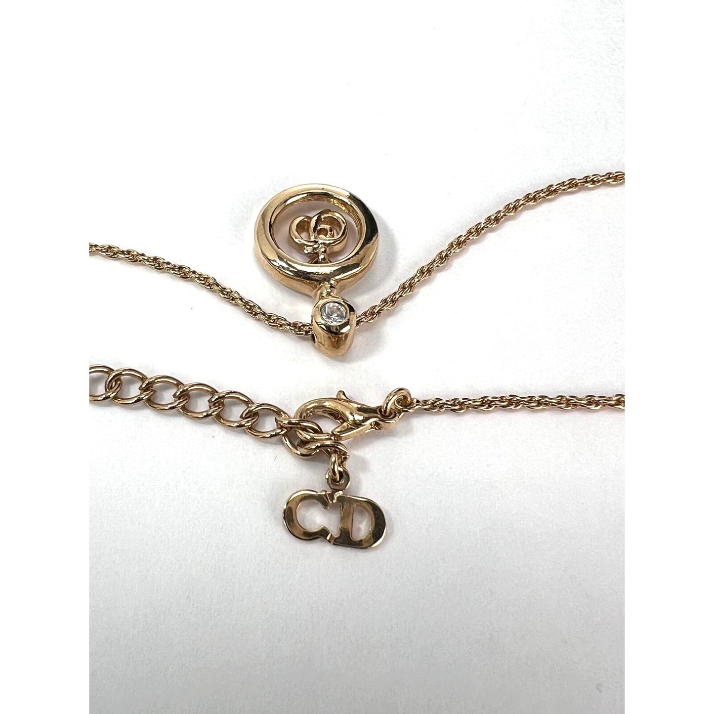 Christian Dior Multi Star Adjustable Silver Finish Necklace