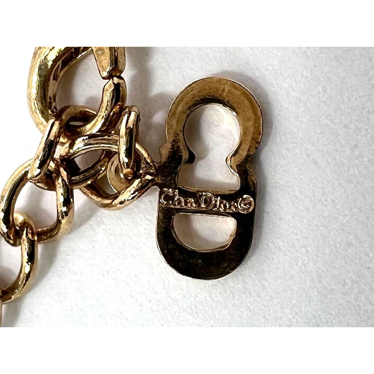 Christian Dior Multi Star Adjustable Silver Finish Necklace