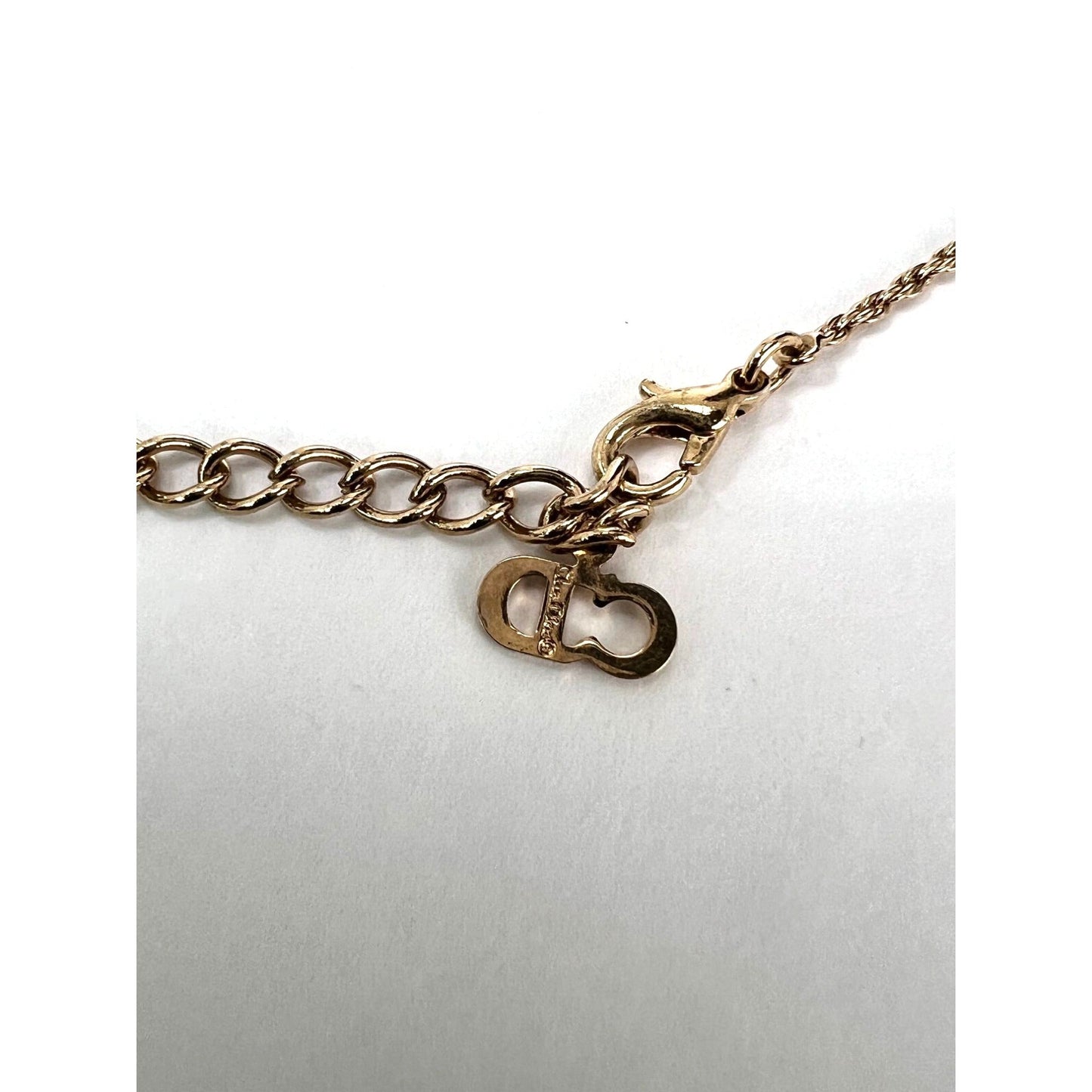 Christian Dior Multi Star Adjustable Silver Finish Necklace