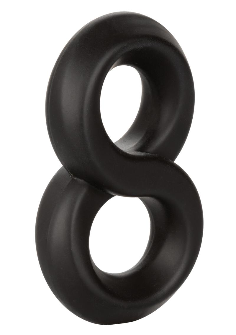 Ultra Soft Crazy 8 Dual Silicone Cock Ring