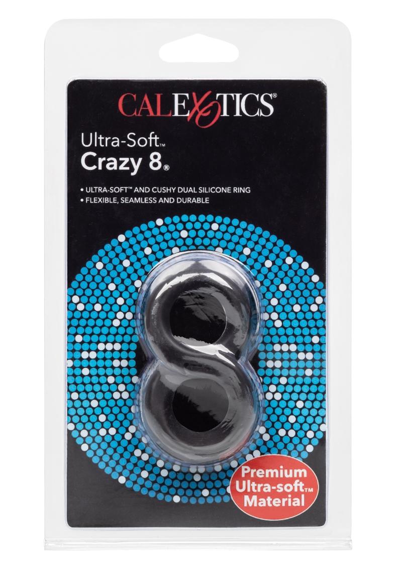 Ultra Soft Crazy 8 Dual Silicone Cock Ring