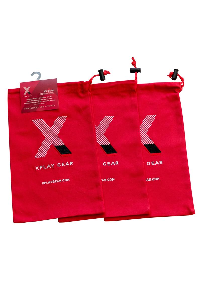 XPlay Gear Ultra Soft Cotton Gear Bags 3-Pack for Toy Storage