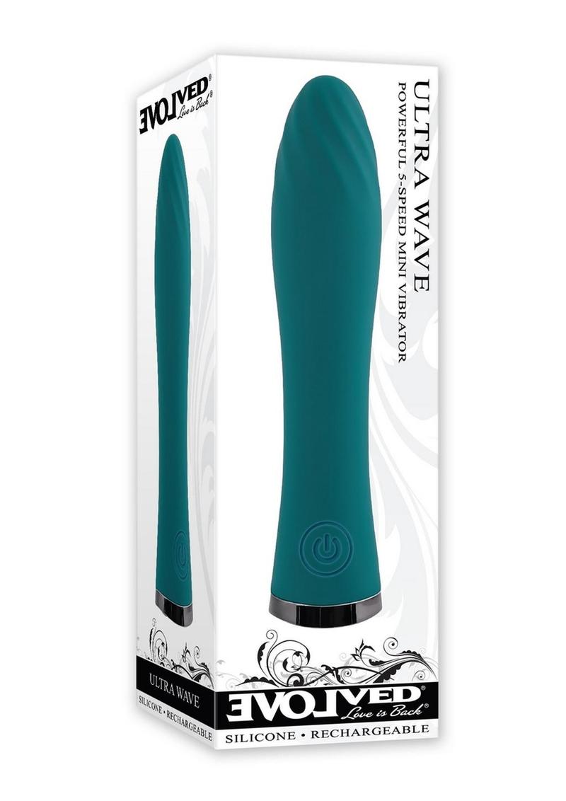 Evolved Ultra Wave Rechargeable Silicone Mini Vibrator
