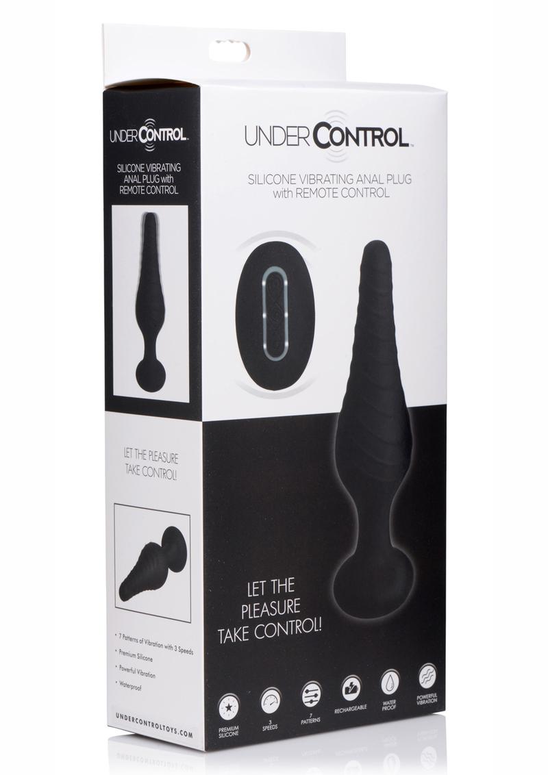 Under Control Silicone Vibrating Anal Plug