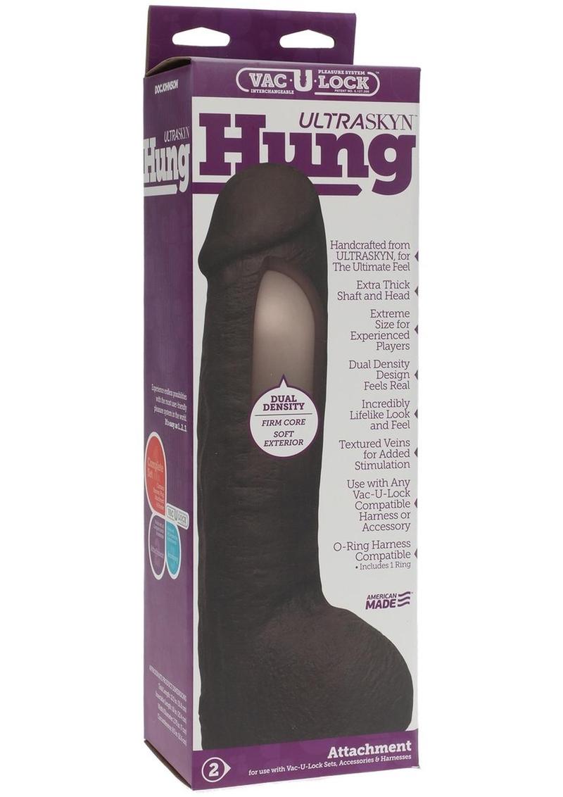 Vac-U-Lock Hung ULTRASKYN Dual Density Dildo