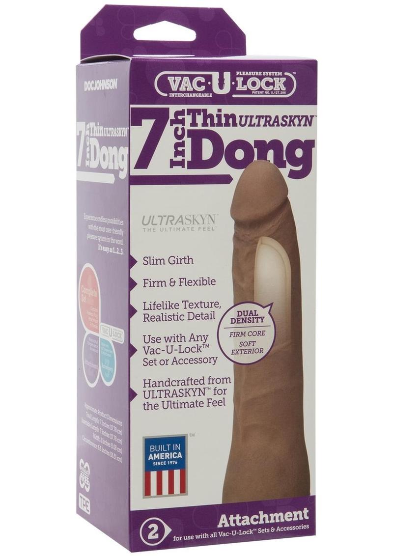Vac-U-Lock UltraSKYN Thin Dong Dildo