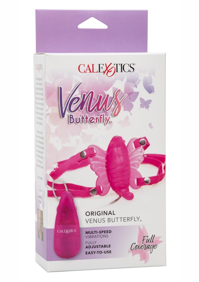 CalExotics Venus Butterfly Original Wired Remote Silicone Strap-On