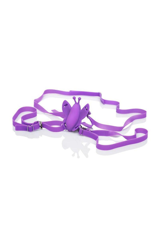 CalExotics Venus Butterfly USB Rechargeable Silicone Strap-On