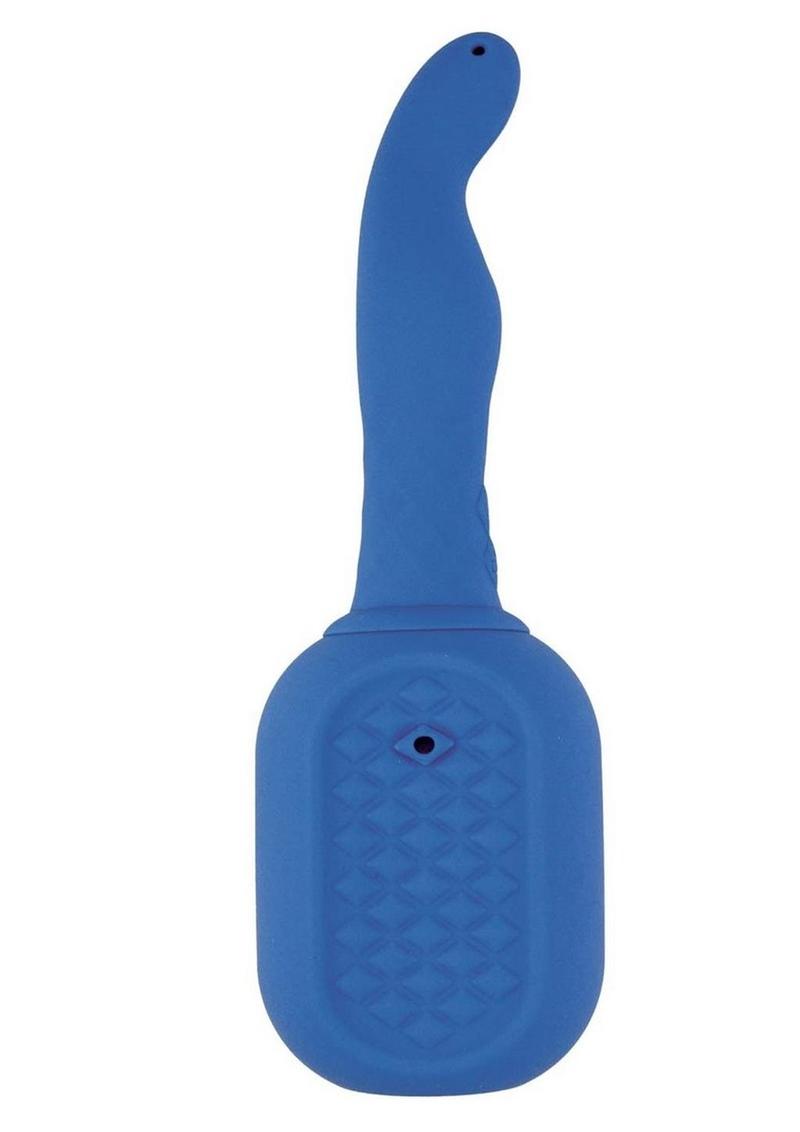 Vibrating Silicone Douche 10 Function Anal Douche