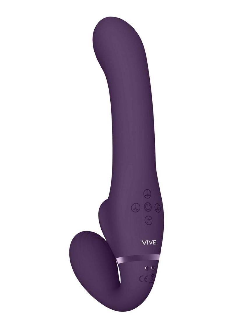 Vive AI Rechargeable Silicone Dual-Motor Strapless Strap-On