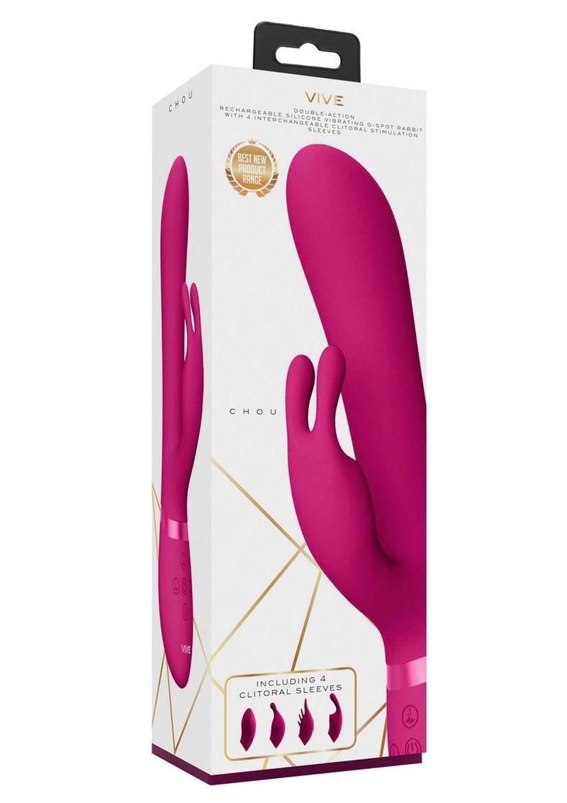 Vive Chou Rechargeable G-Spot Rabbit and Clitoral Stimulator