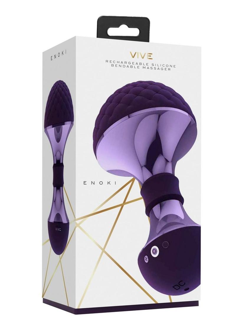 Vive Enoki Rechargeable Silicone Bendable Massager