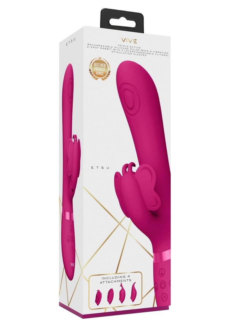 Vive Etsu Pulse-Wave G-Spot Rabbit and Clitoral Stimulator