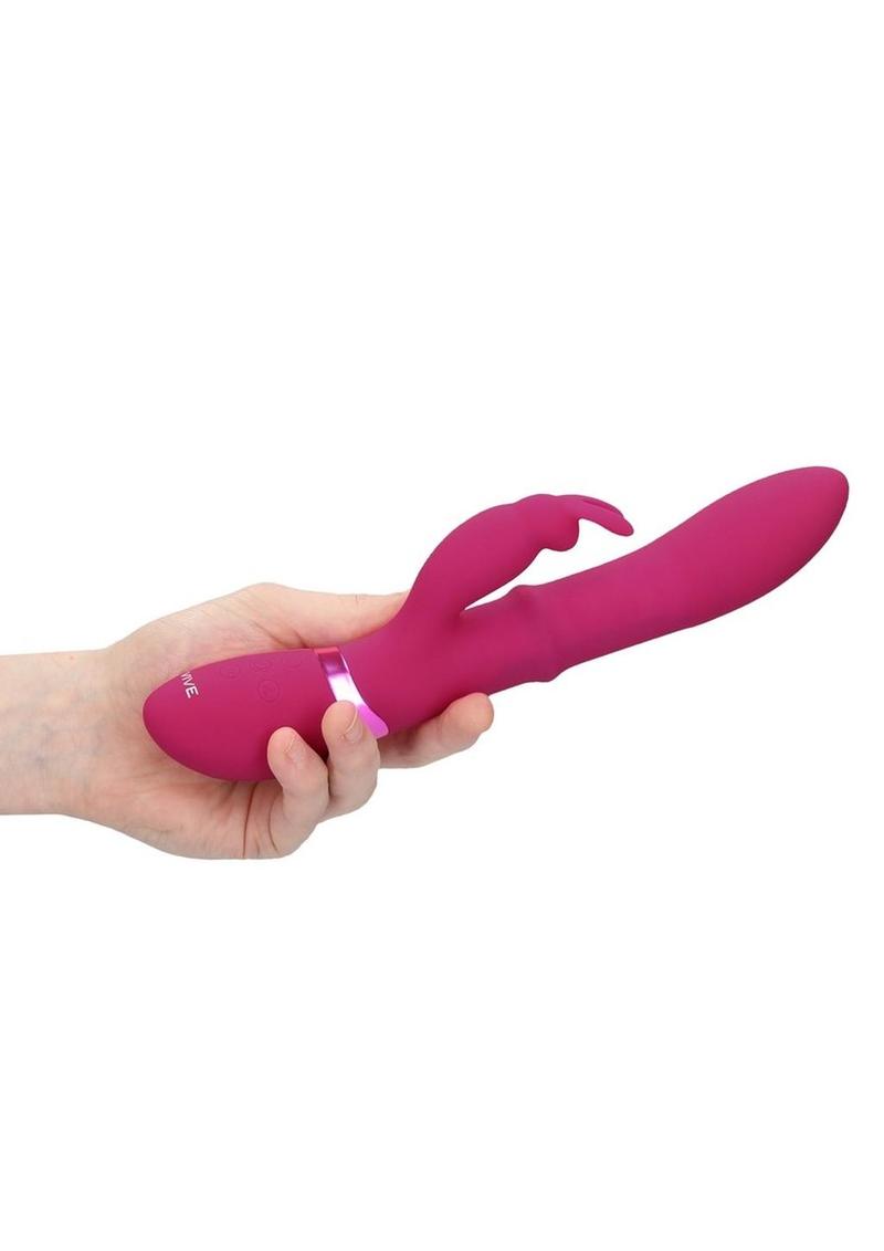 Vive Halo Rechargeable Silicone Ring Rabbit Vibrato