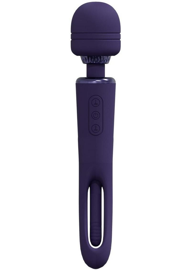 Vive Kiku Rechargeable Double-Ended Wand with G-Spot Stimulator