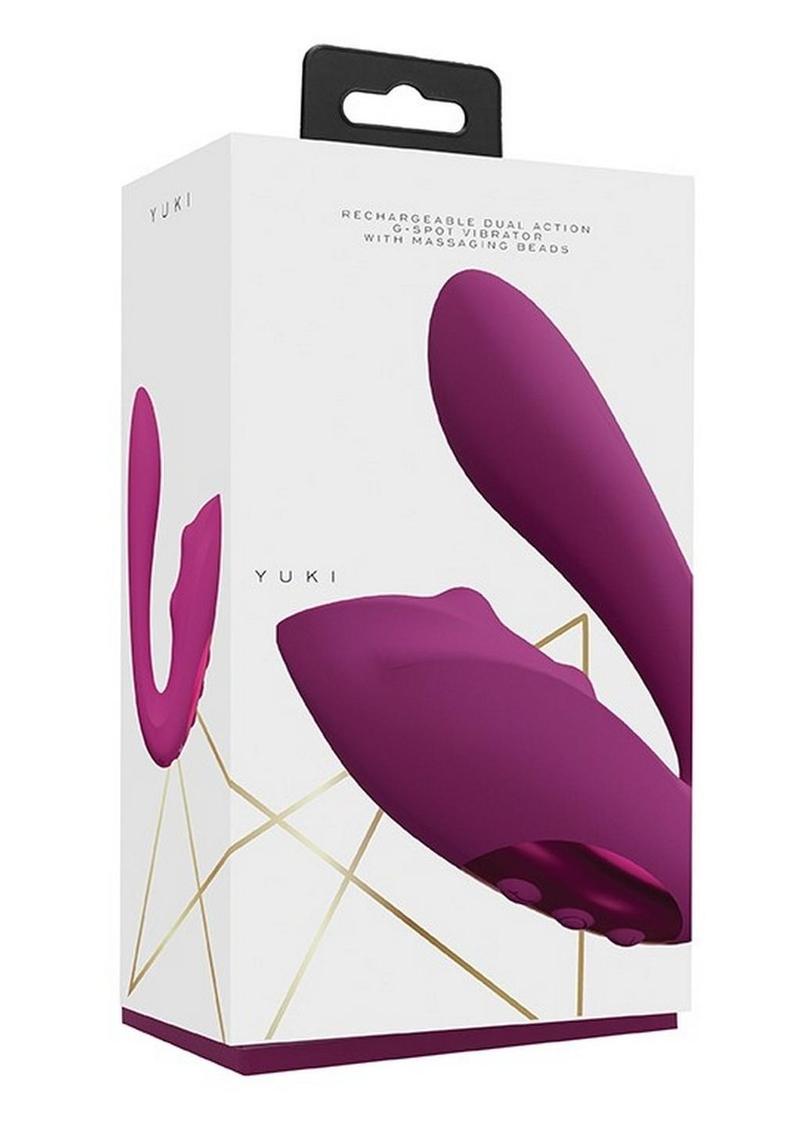 Vive Yuki Dual Action G-Spot Vibrator with Massaging Beads