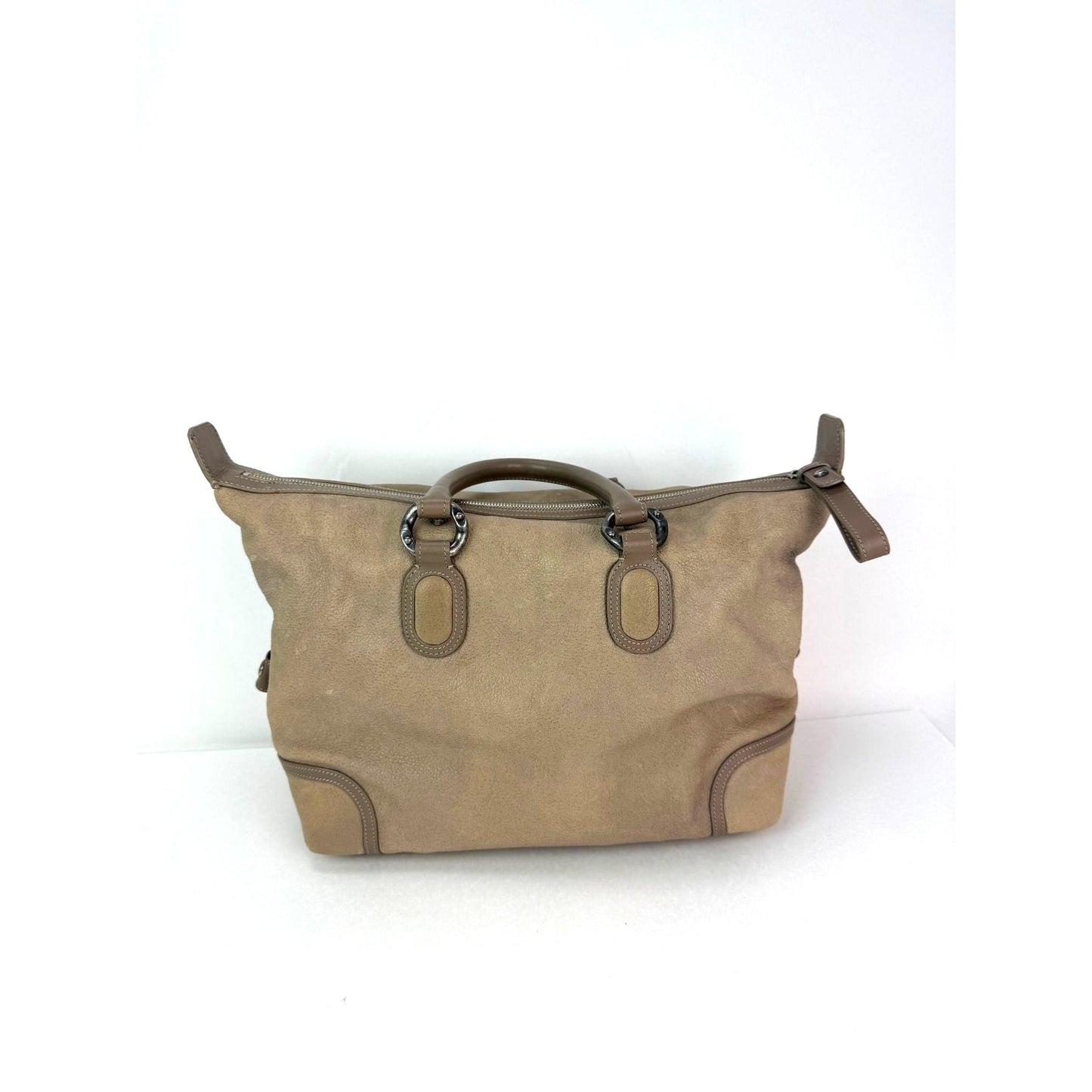 Chanel Washed Beige Calfskin Tote Bag