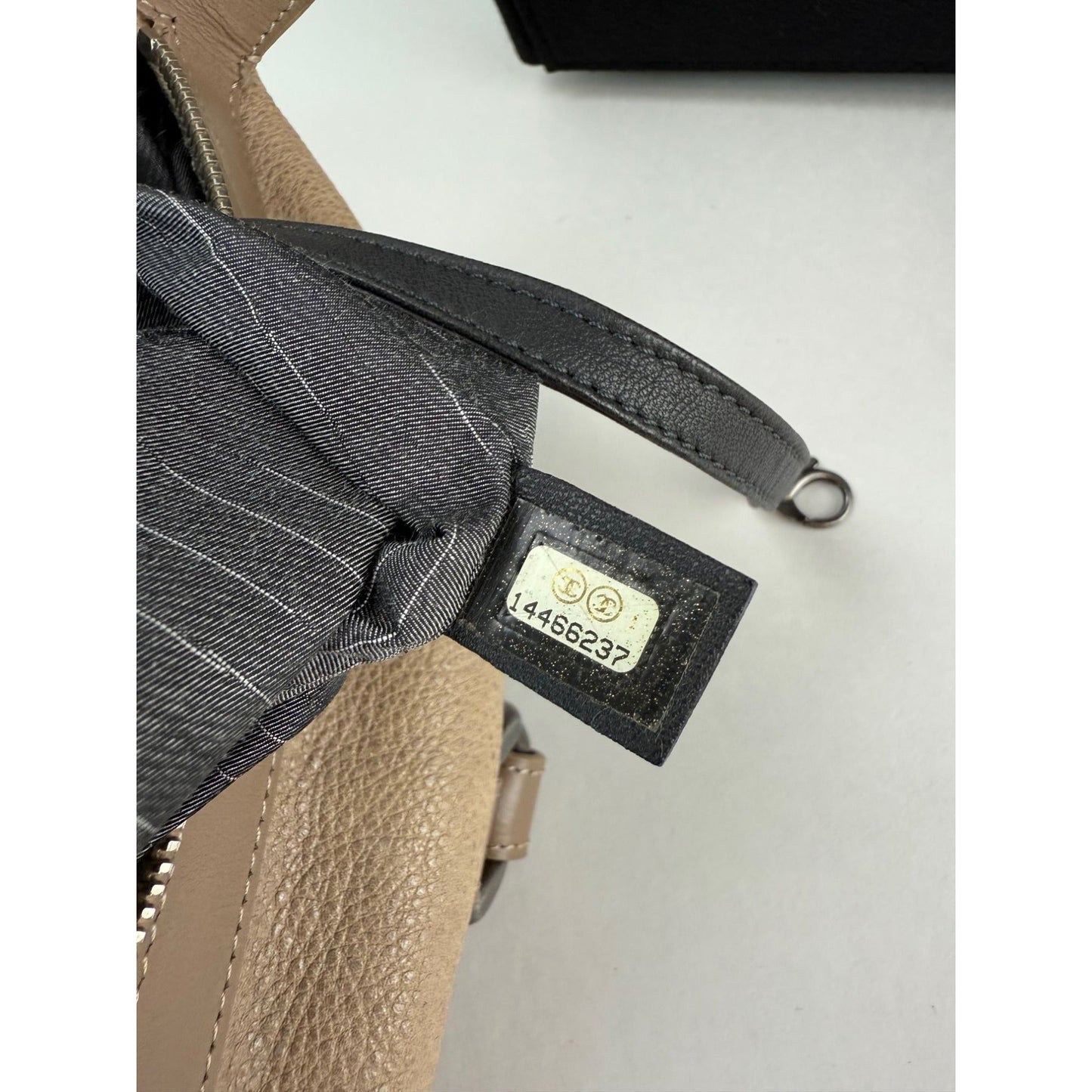 Chanel Washed Beige Calfskin Tote Bag