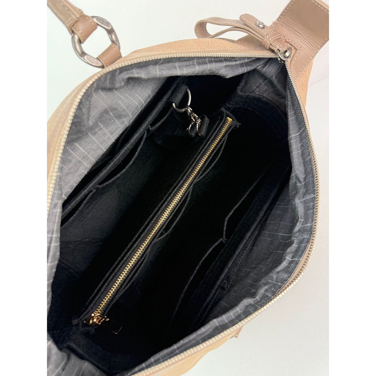 Chanel Washed Beige Calfskin Tote Bag