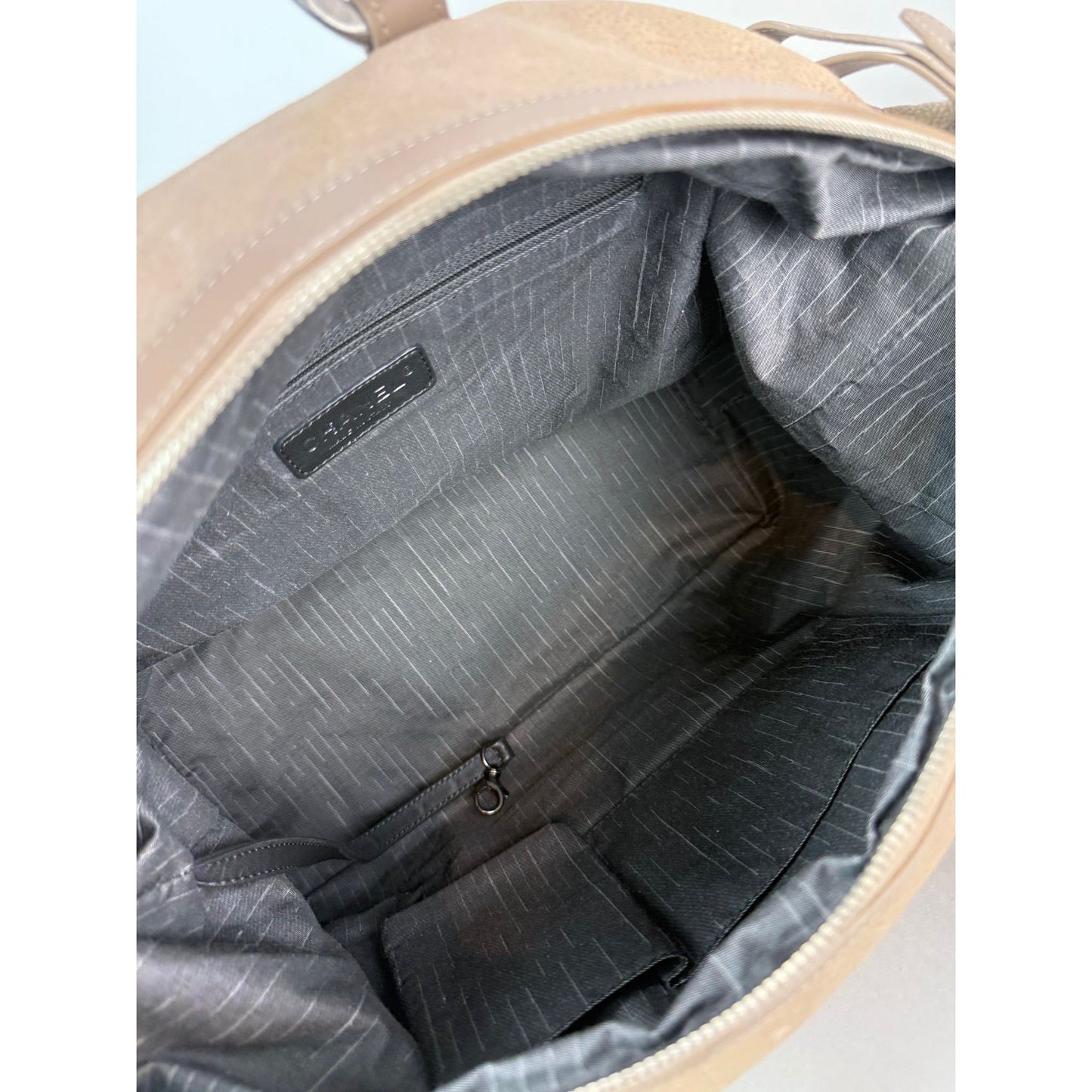 Chanel Washed Beige Calfskin Tote Bag