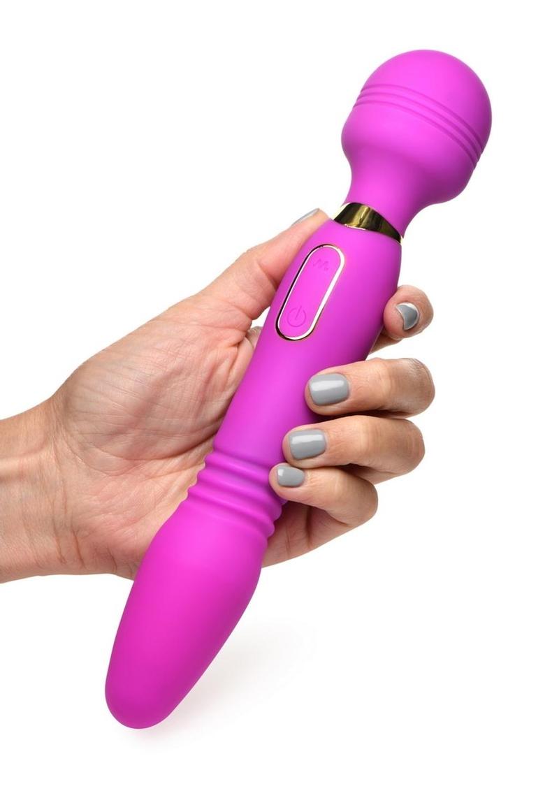 Wand Essentials Ultra Thrust-Her Deluxe Silicone Vibrating Wand