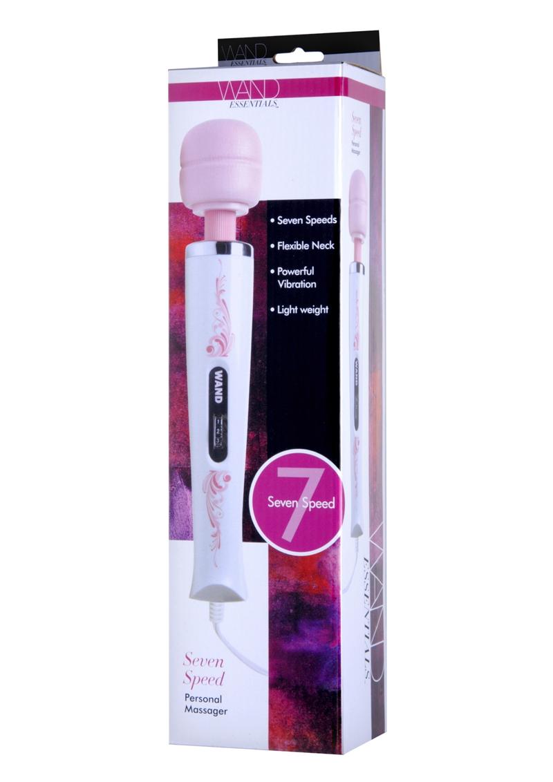 Wand Essentials 7-Speed Personal Massager With Vibration And Neck