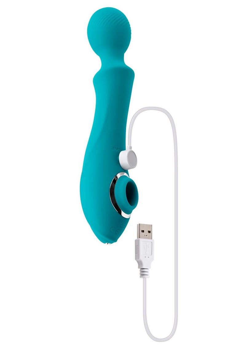 Evolved Wanderful Sucker Silicone Bodywand And Clitoral Stimulator