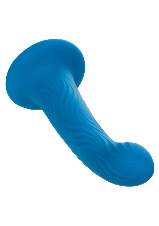 CalExotics Wave Rider Ripple Silicone Anal Plug With Suction Base
