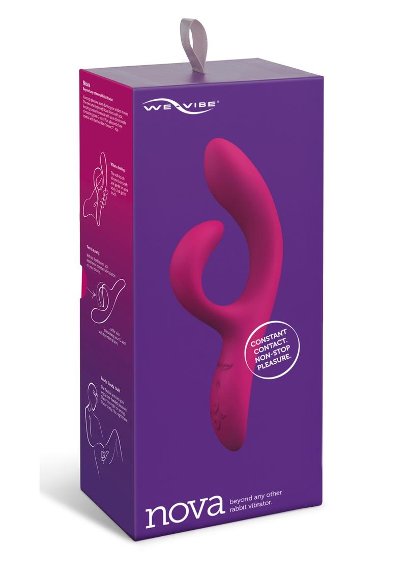We-Vibe Nova Rechargeable Silicone Rabbit Vibrator