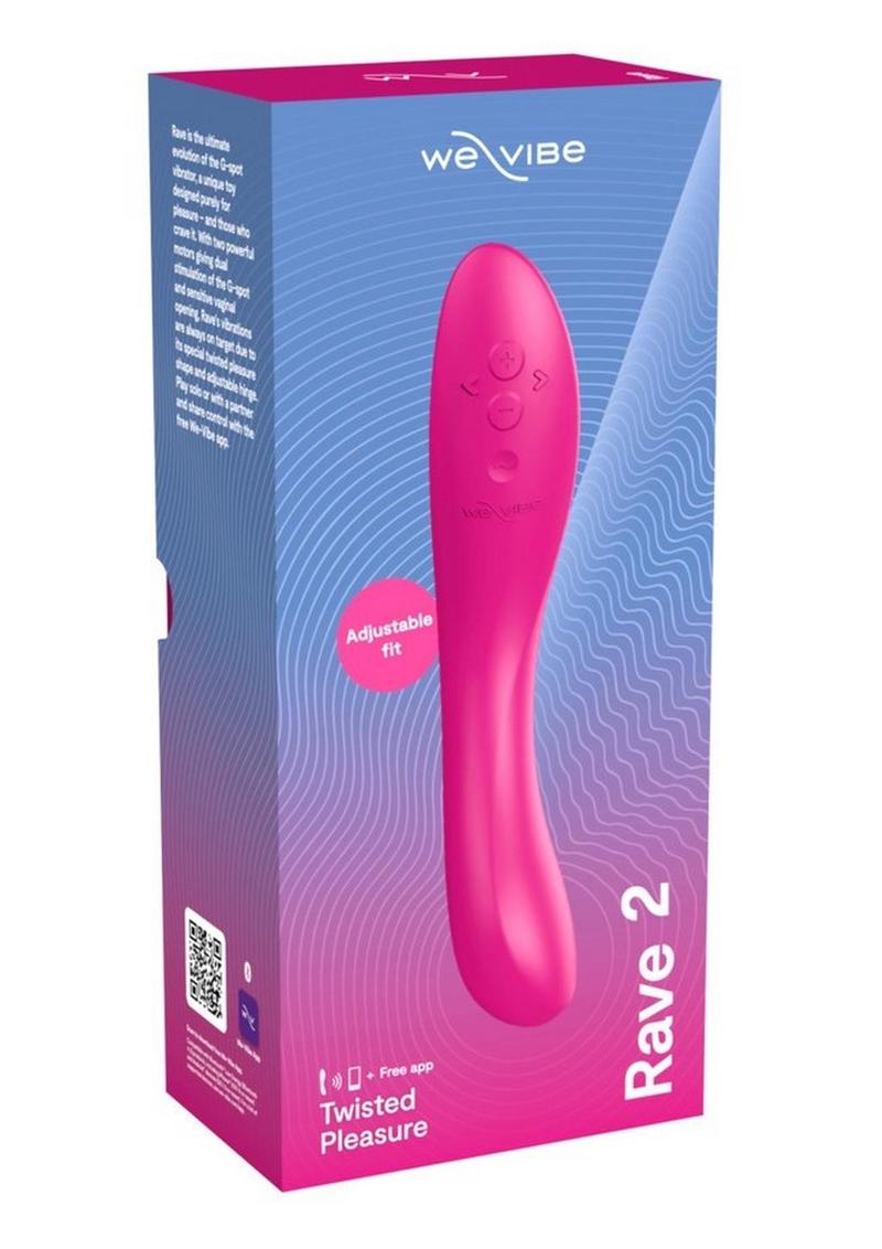 We-Vibe Rave 2 Twisted Pleasure Rechargeable Silicone G-Spot Vibrator