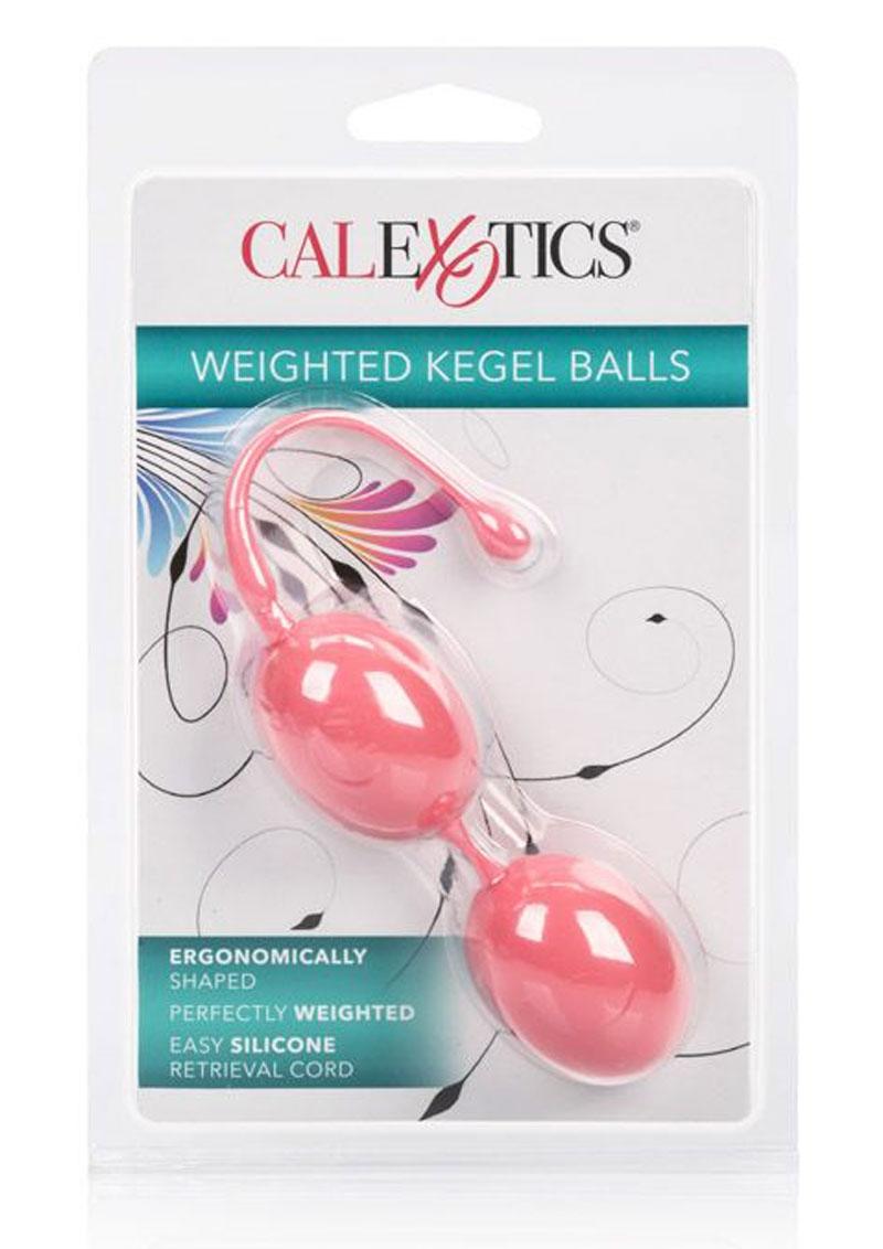 CalExotics Weighted Kegel Balls Ergonomic Silicone Duo