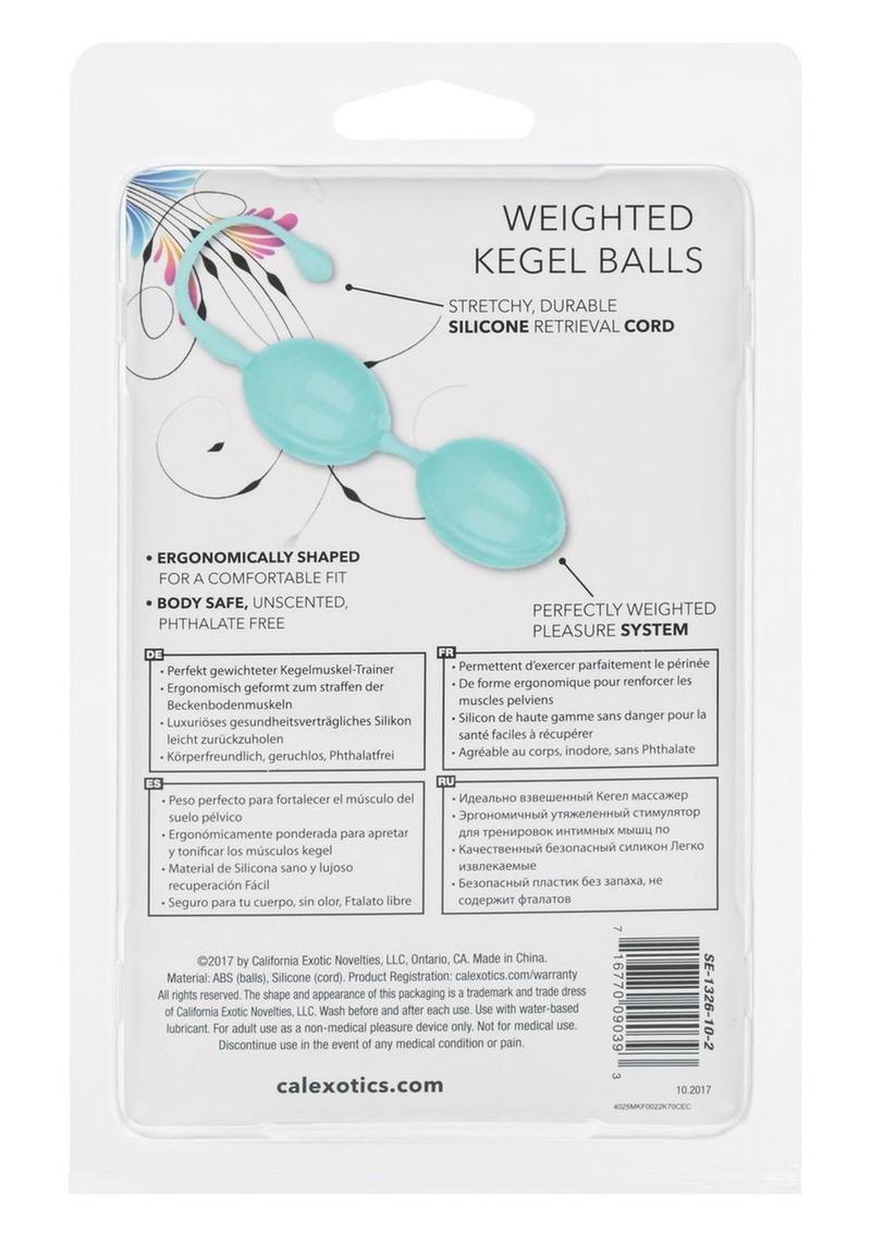 CalExotics Weighted Kegel Balls Ergonomic Silicone Duo
