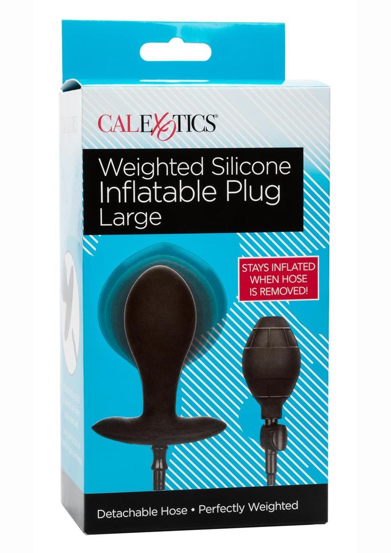 CalExotics Weighted Silicone Inflatable Plug