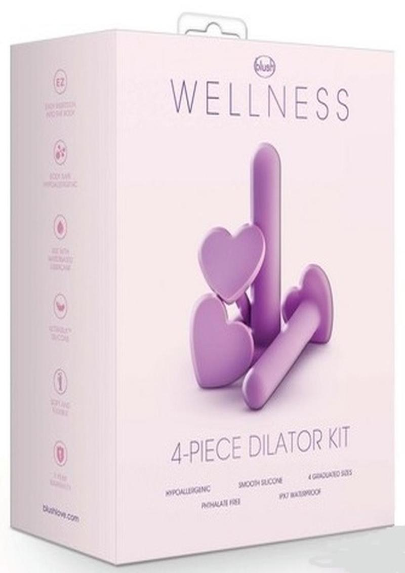 Wellness 4-Piece Dilator Kit Hypoallergenic Silicone Set