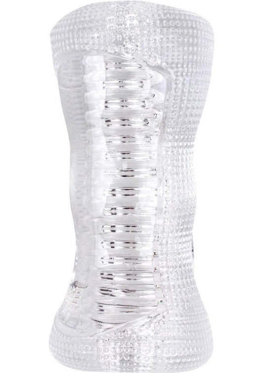 Wet Dreams Handy Man Hand Stroker Textured Clear Sleeve