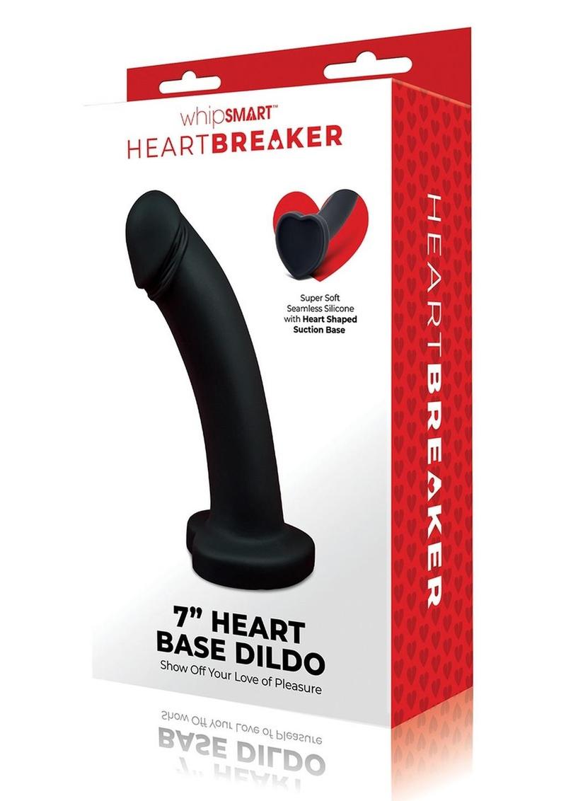 WhipSmart Heartbreaker Suction Base Silicone Dildo