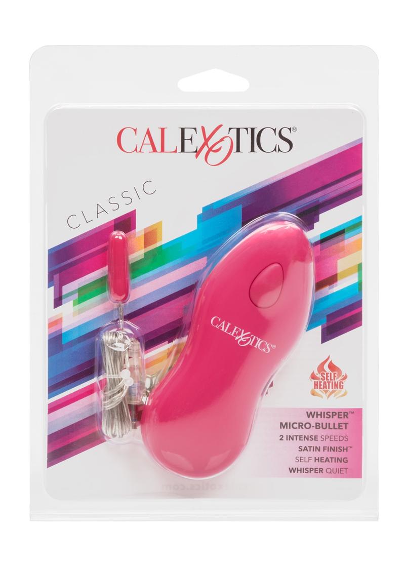 Whisper Micro-Bullet Vibrator With Wired Remote by CalExotics