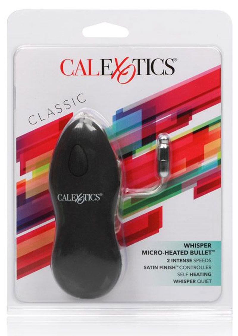 CalExotics Whisper Micro Heated Bullet with Wired Remote Control