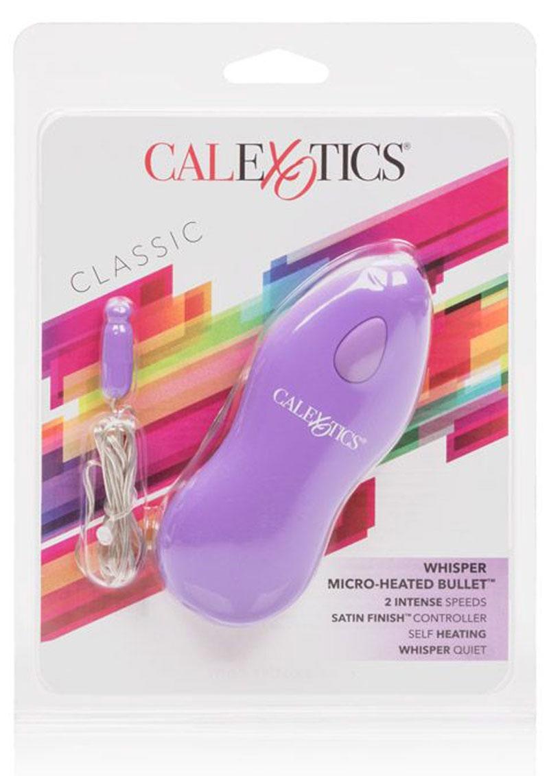 CalExotics Whisper Micro Heated Bullet with Wired Remote Control