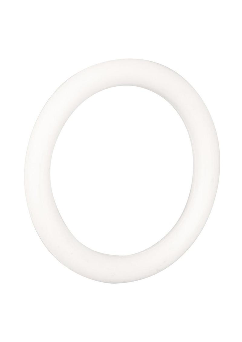 White Rubber Cock Ring  Sturdy And Durable