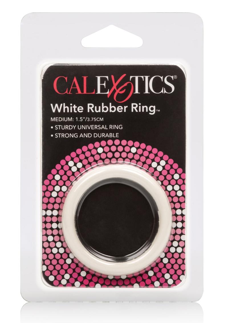 White Rubber Cock Ring  Sturdy And Durable