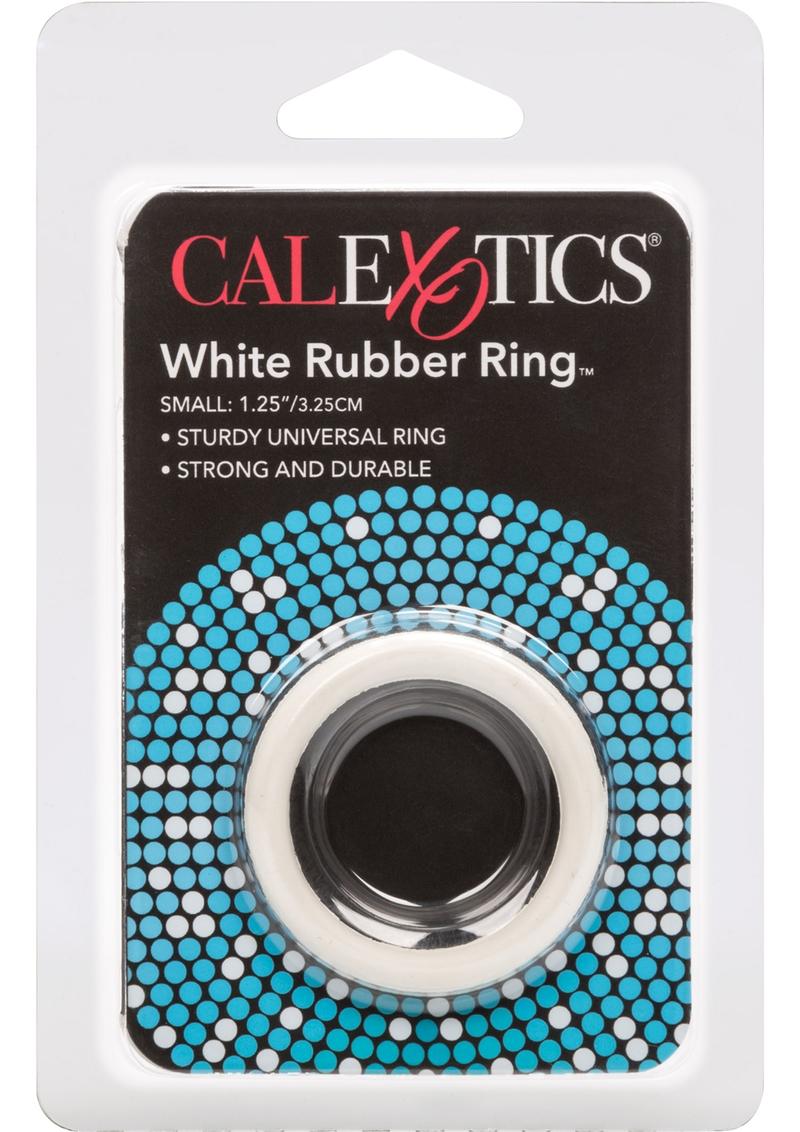 White Rubber Cock Ring  Sturdy And Durable