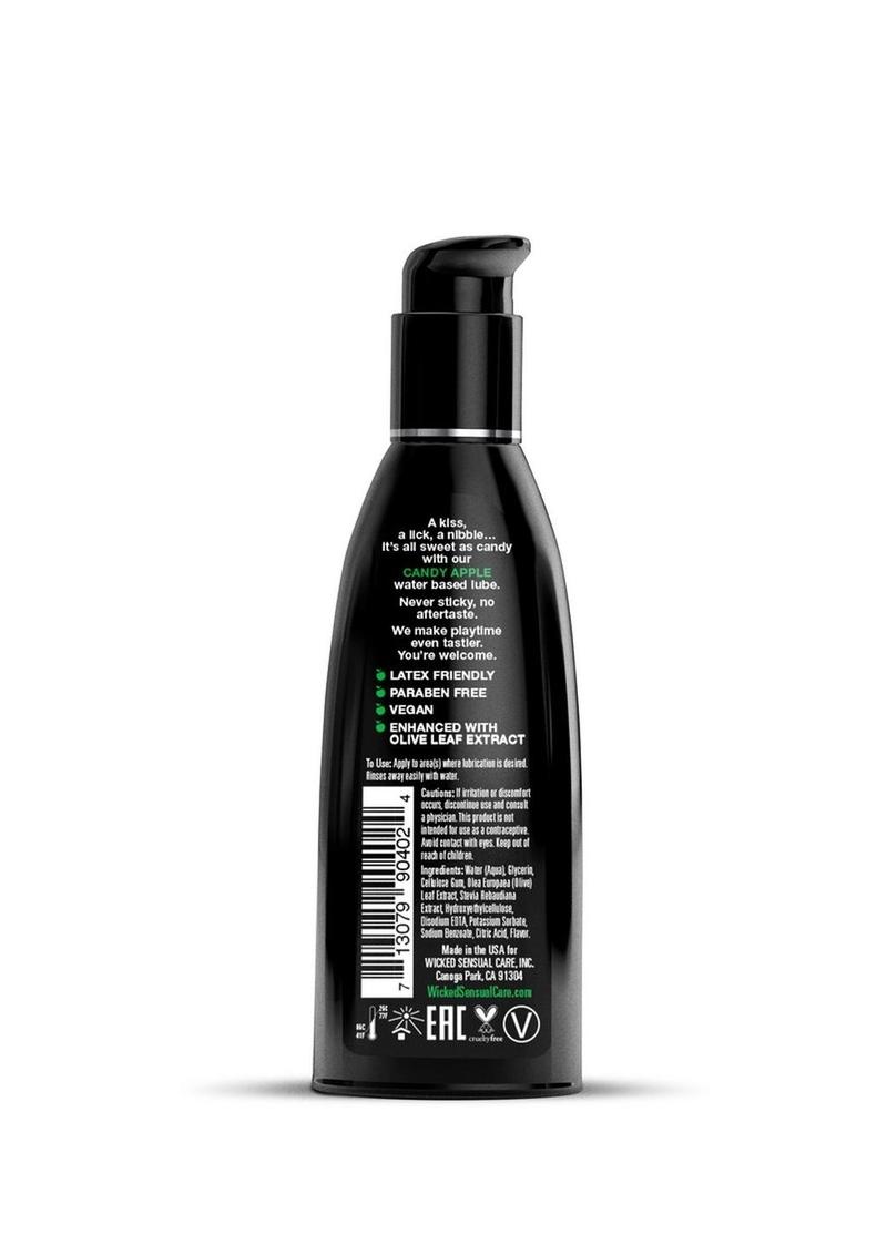 Wicked Aqua Candy Apple Flavored Water Based Lubricant