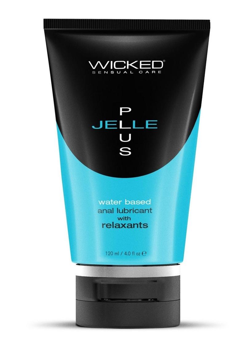 Wicked Jelle Plus Water-Based Anal Lubricant with Relaxants