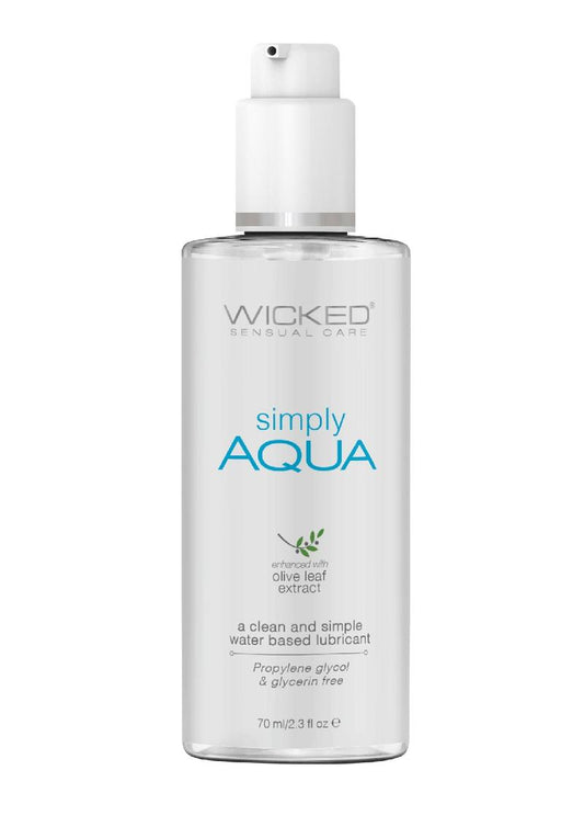 Wicked Simply Aqua Lubricant with Olive Leaf Extract