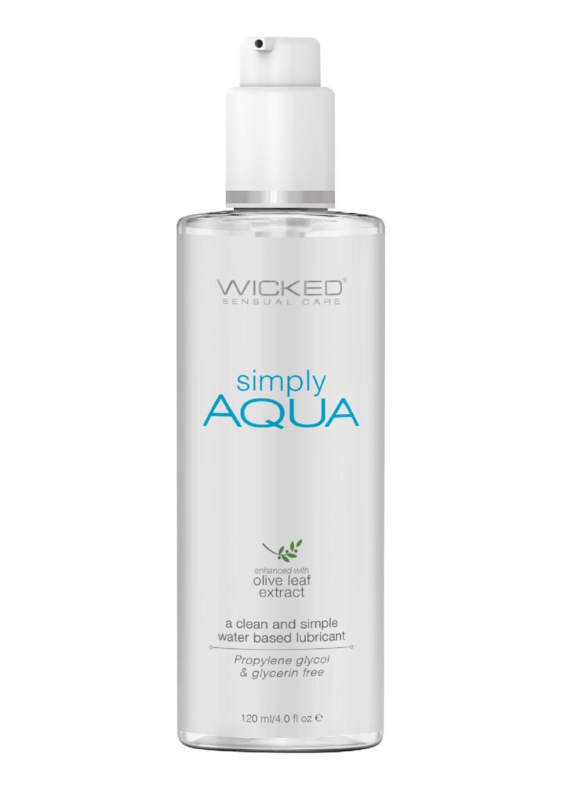 Wicked Simply Aqua Lubricant with Olive Leaf Extract