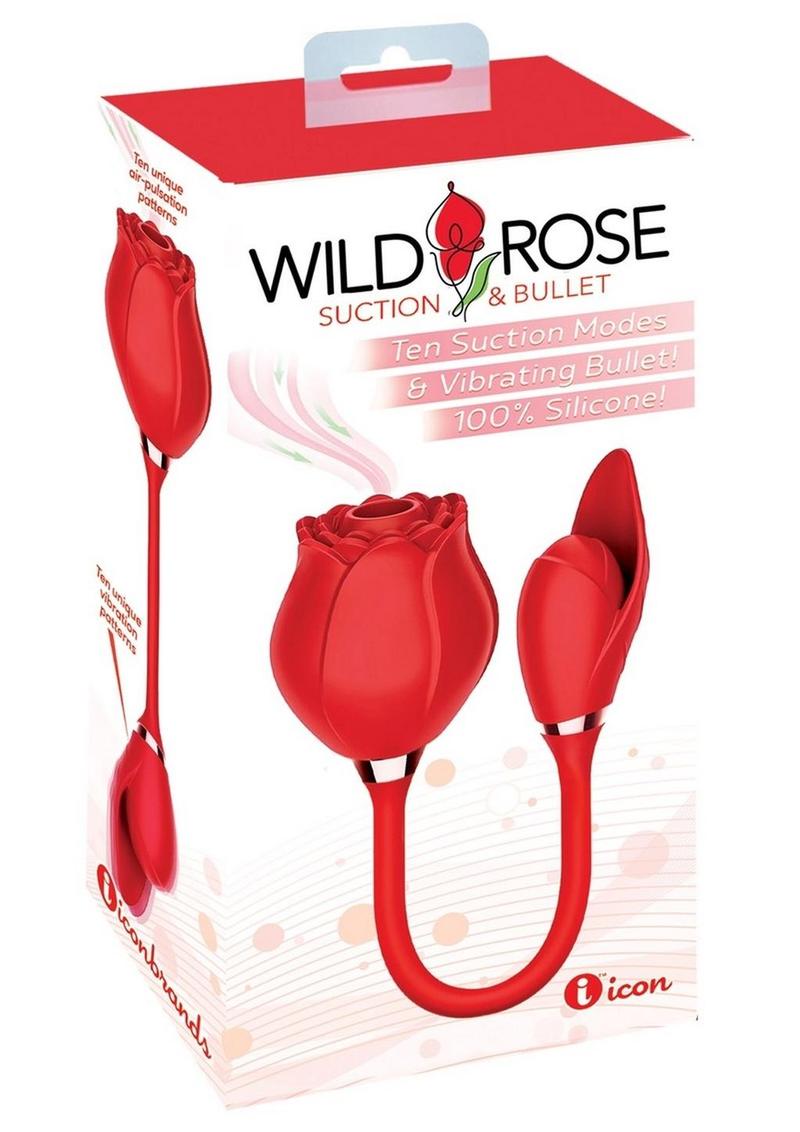 Wild Rose & Bullet Suction Clitoral Stimulator